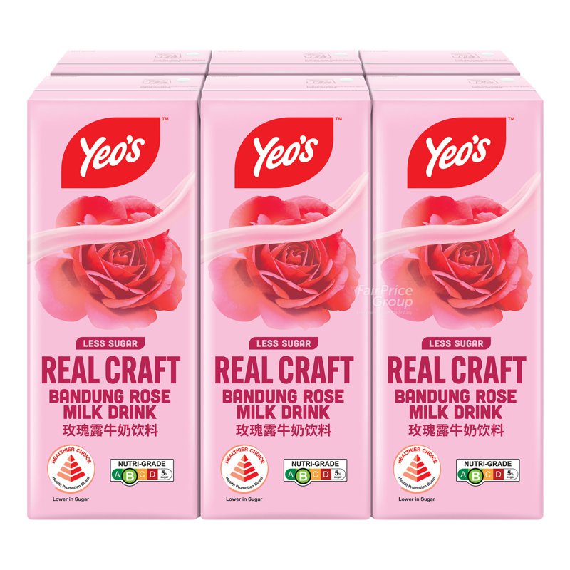 Yeo’s Packet Drink - Bandung (Rose Syrup Milk)