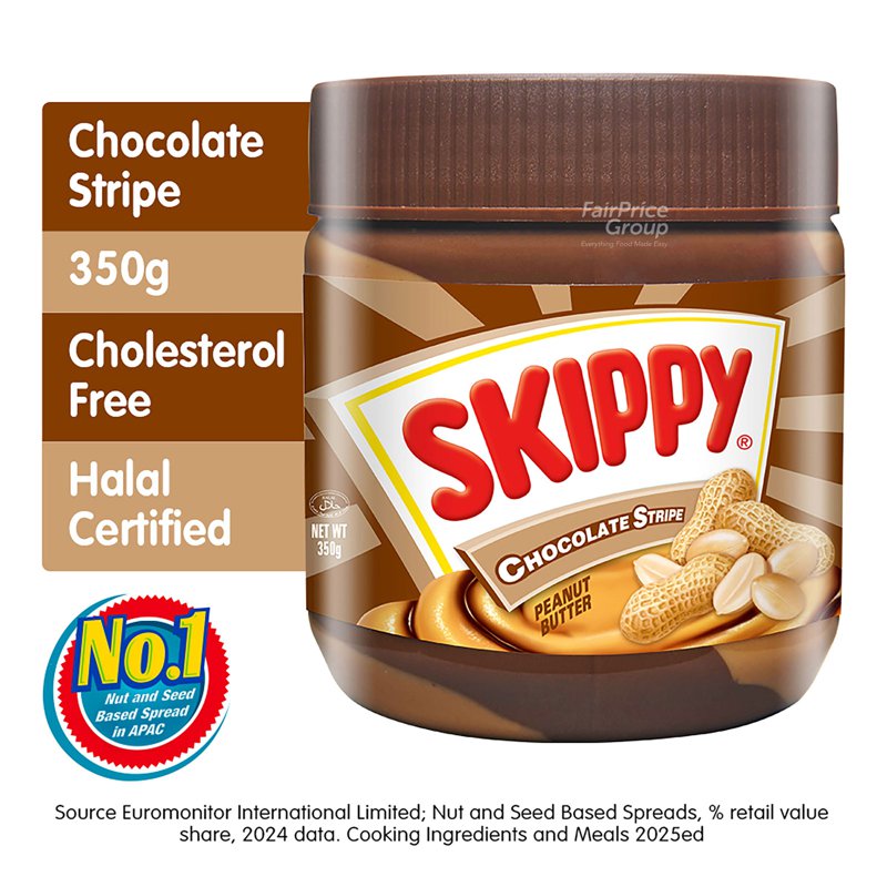 Skippy Peanut Butter Spread - Chocolate Stripe