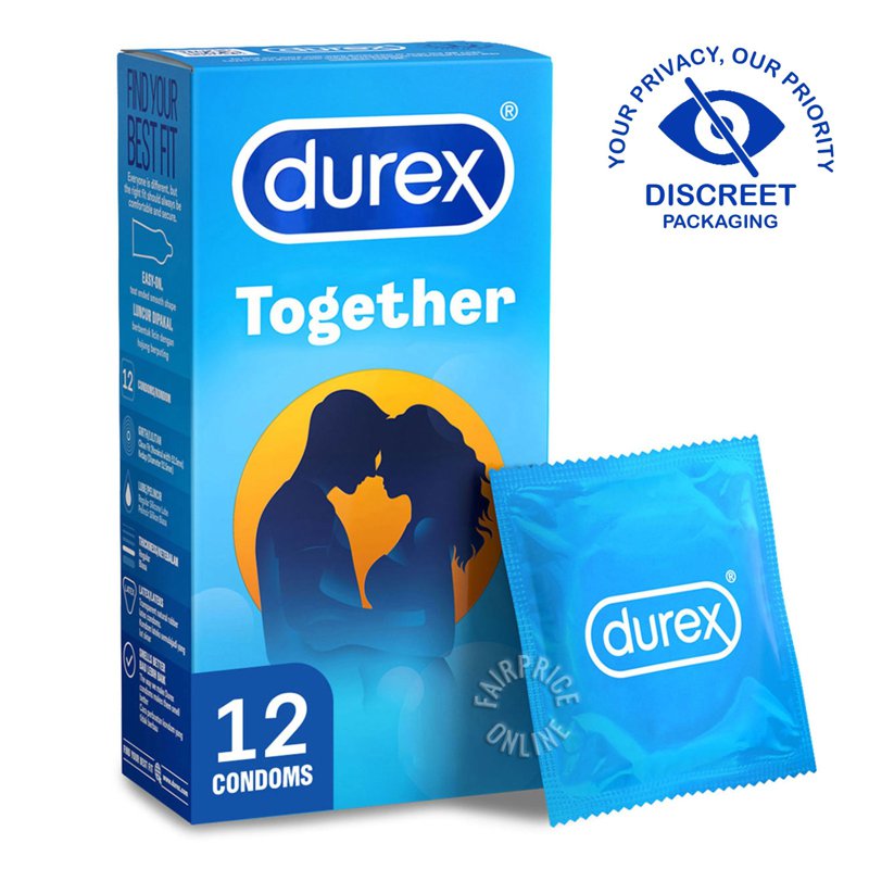 Durex Condom - Together (52.5mm) 12 per pack