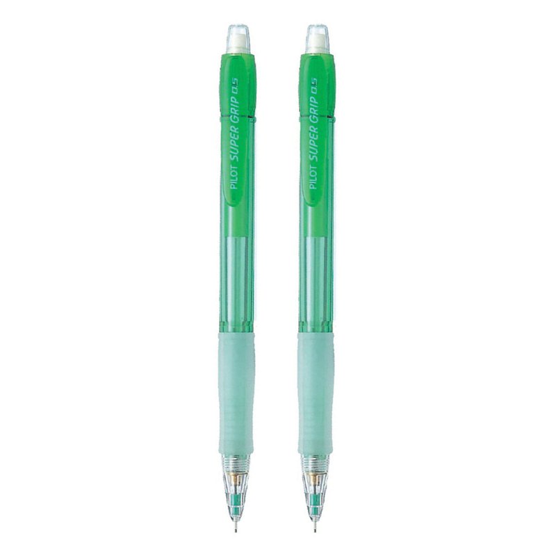 Pilot H185N Super Grip Mechanical Pencil 0.5mm - Green 2 S
