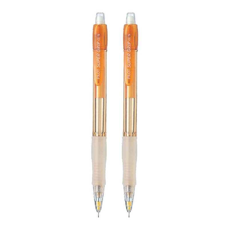 Pilot H185N Super Grip Mechanical Pencil 0.5mm - Orange 2 S