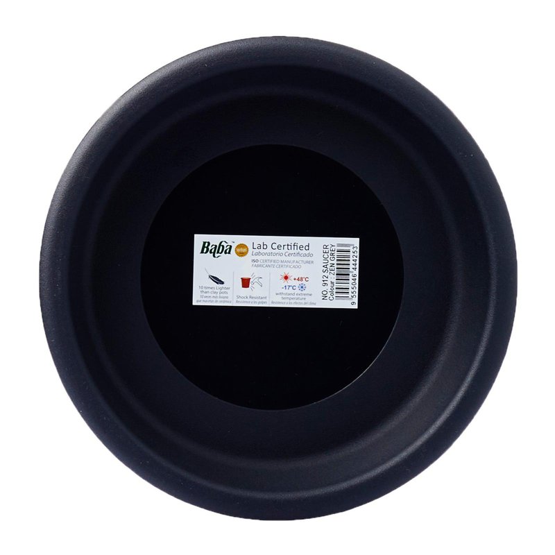 Baba Plant Saucer - Zen Grey (200mm) 1 S