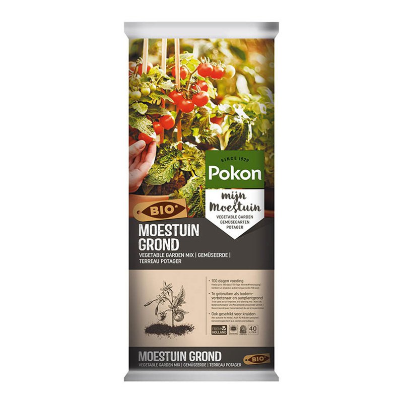 Pokon Organic Soil - Vegetable Garden Mix (40L) 1 S