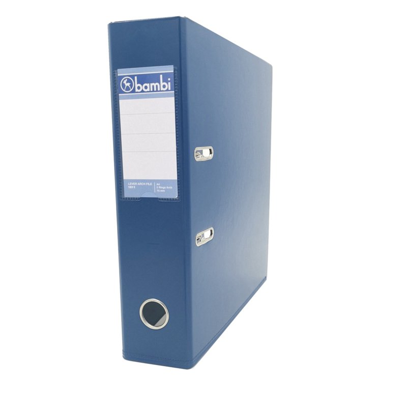 A4 PVC Arch File Blue 3 1 PC
