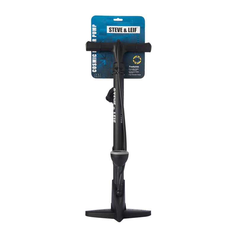 Steve & Leif Cosmic Bicycle Floor Pump (Bottom Mounted Gauge) 1 S
