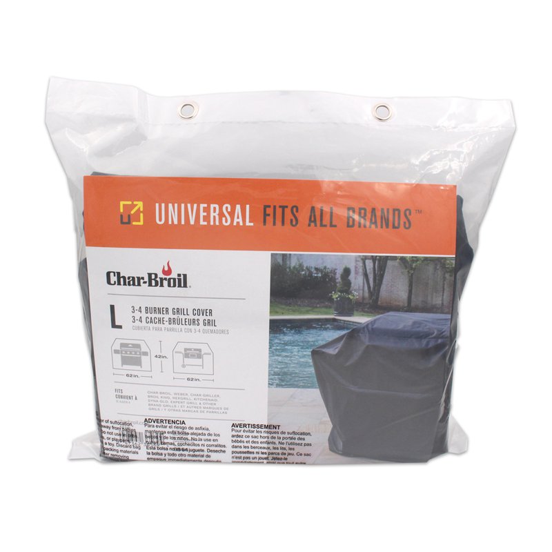 Char-Broil Universal 2 Burner Basic Grill Cover (Medium) 1 S