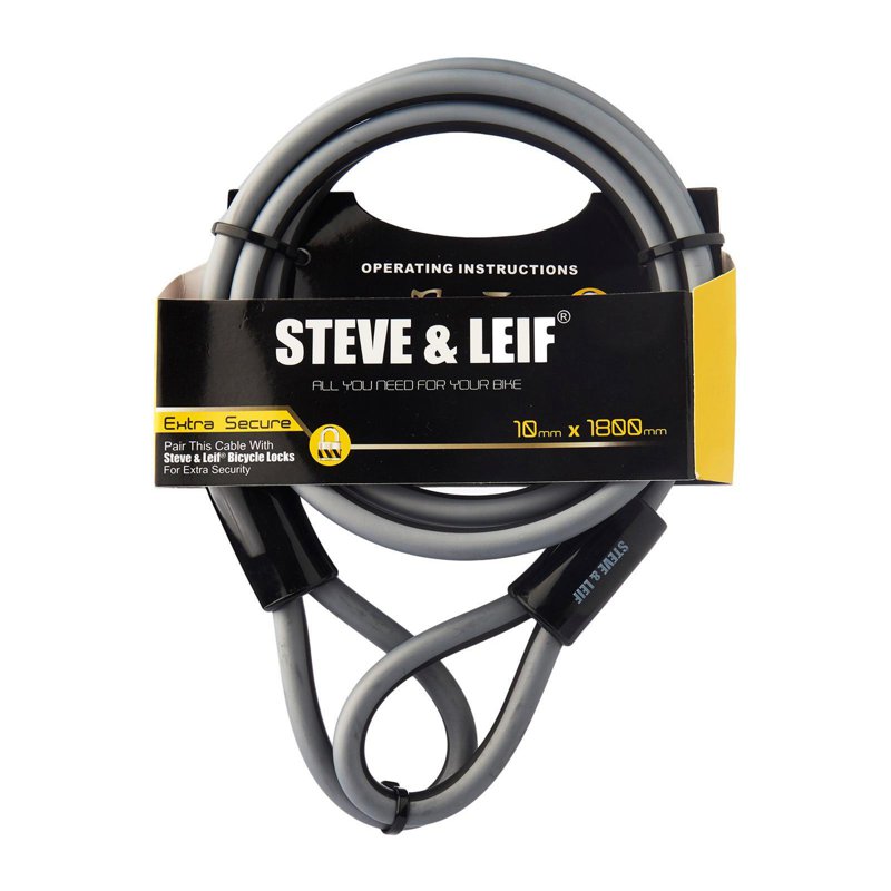 Steve & Leif Bicycle Lock Cable (10mmx1800mm) 1 S