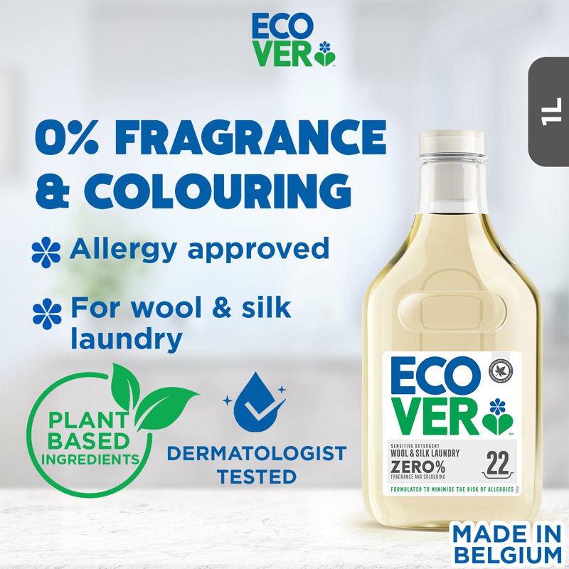 Ecover Zero Wool & Silk Sensitive Laundry Detergent