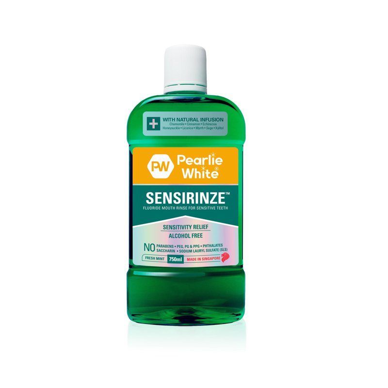 Pearlie White Sensirinze Fluoride Mouth Rinse