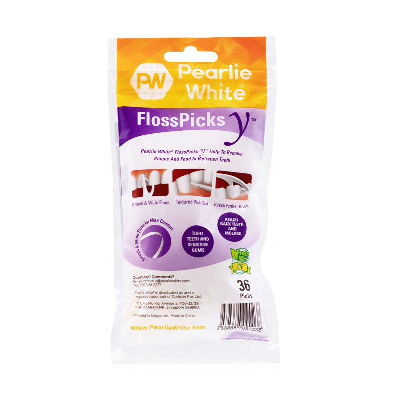 Pearlie White FlossPick Y 36 S
