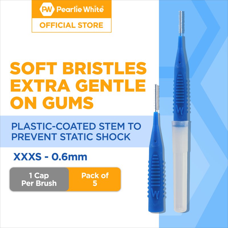 Pearlie White Compact Interdental Brush - XXXS 5 S
