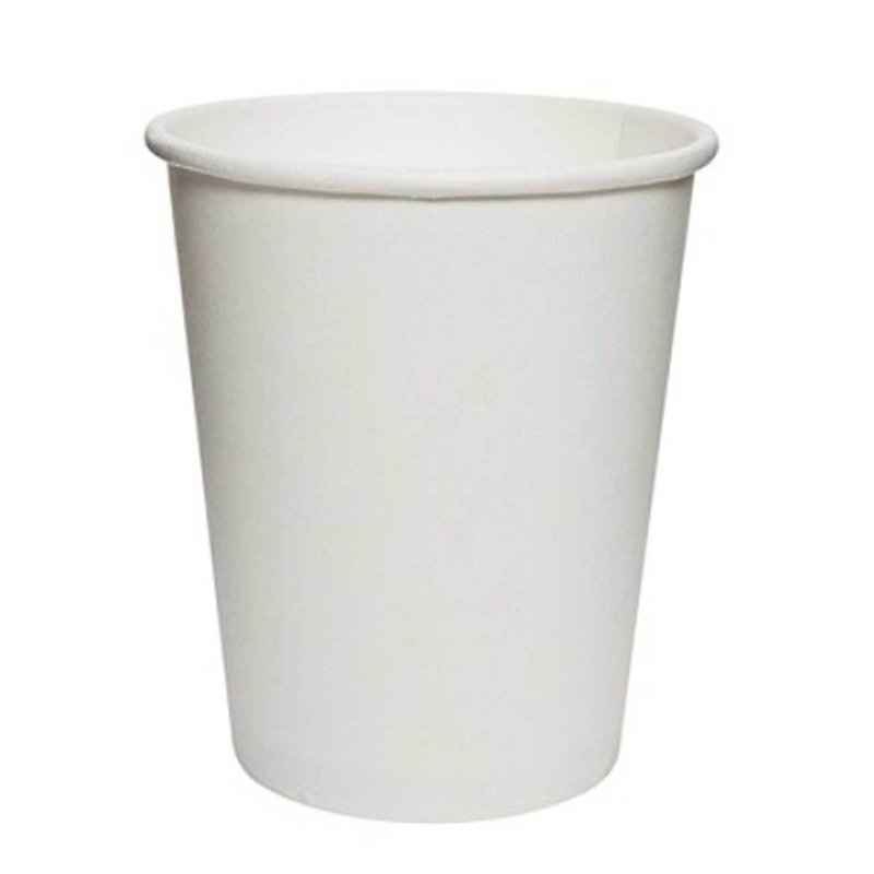 MTRADE Disposable 8 Oz White Paper Cups 50 S