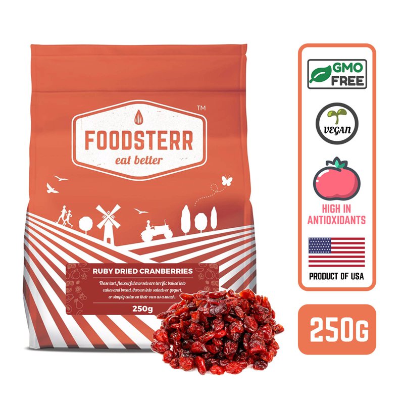 Foodsterr Usa Ruby Dried Cranberries - By Foodsterr