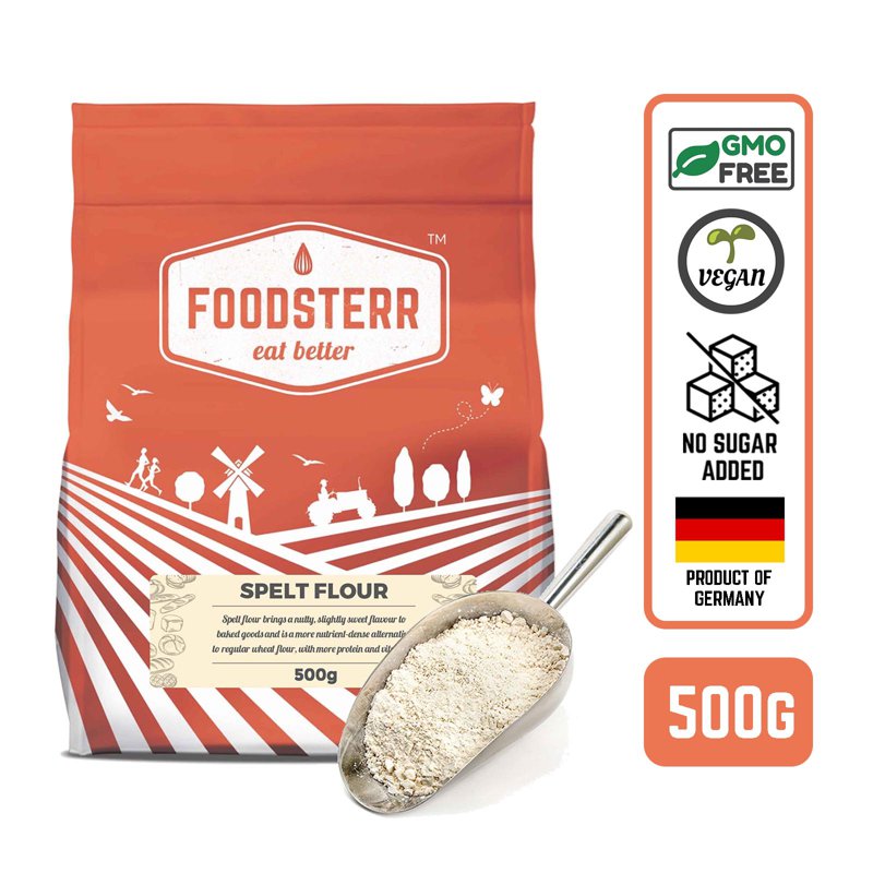 Foodsterr German Spelt Flour - Unbleached