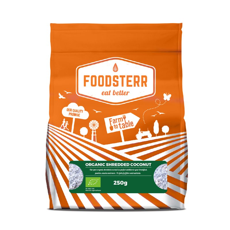 Foodsterr Organic Shredded Coconut