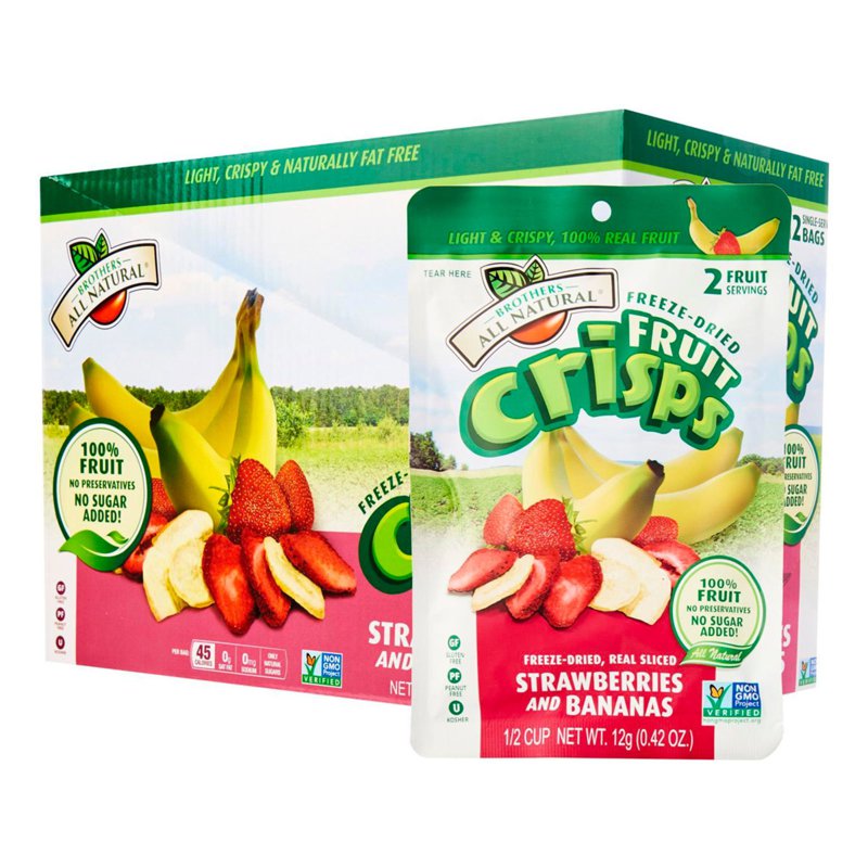 Brothers-All-Natural Strawberry & Banana Crisps