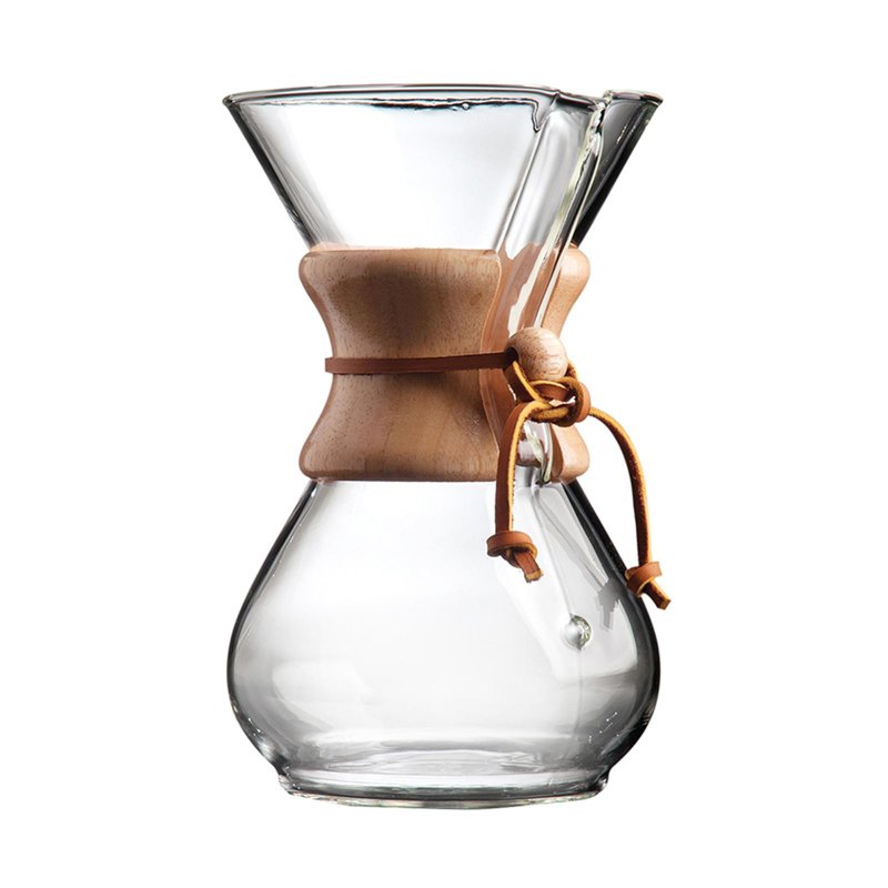 CHEMEX Classic 6-Cup Coffee Maker CM-6A (30oz) 1 S