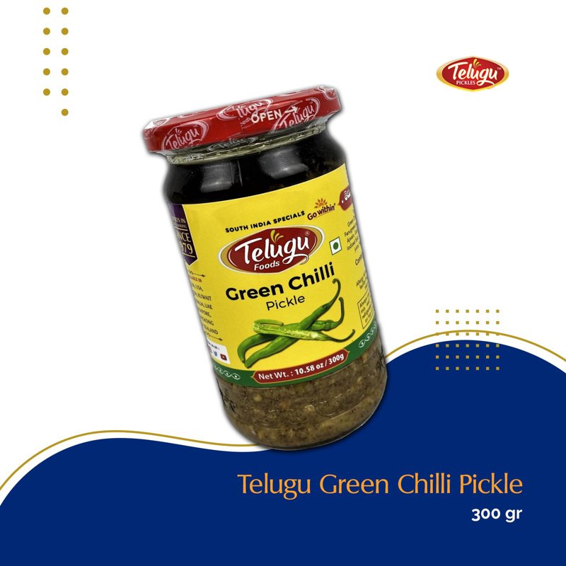 Telugu Green Chilli Pickle -- By Dashmesh
