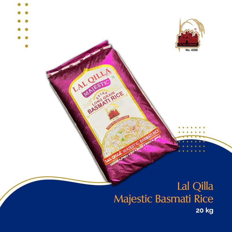 Lal Qilla Majestic Long Grain Basmati Rice - By Dashmes