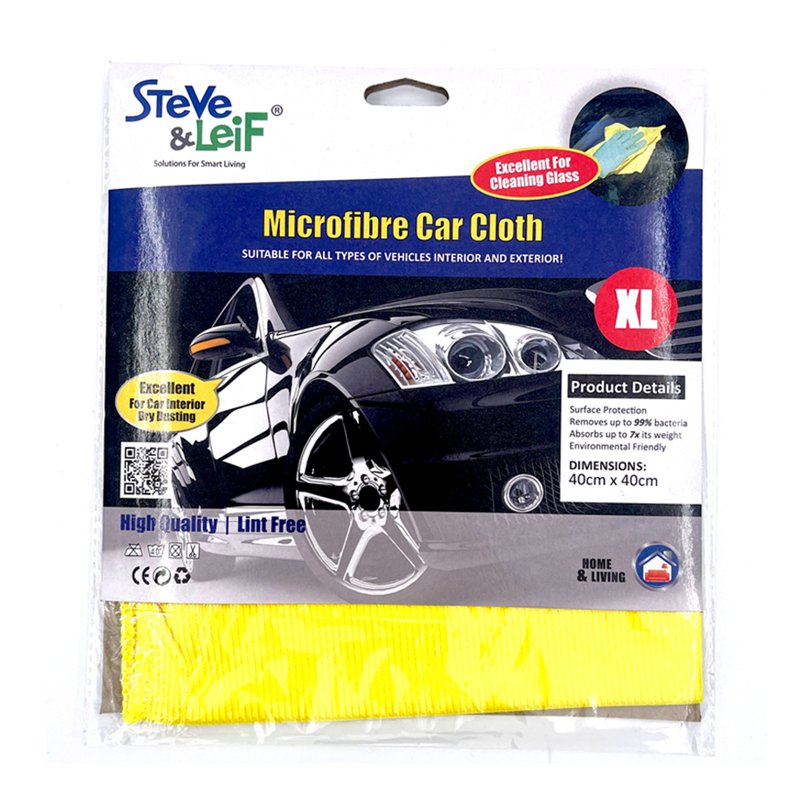 Steve & Leif Microfiber Car Cleaning Cloth 1 S