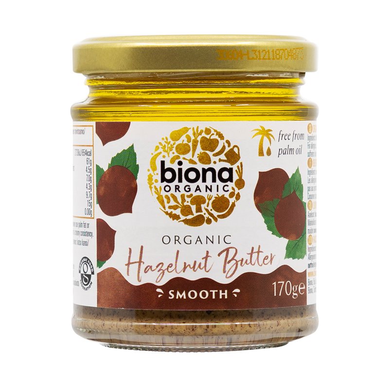 Biona Organic Hazelnut Butter 170 G