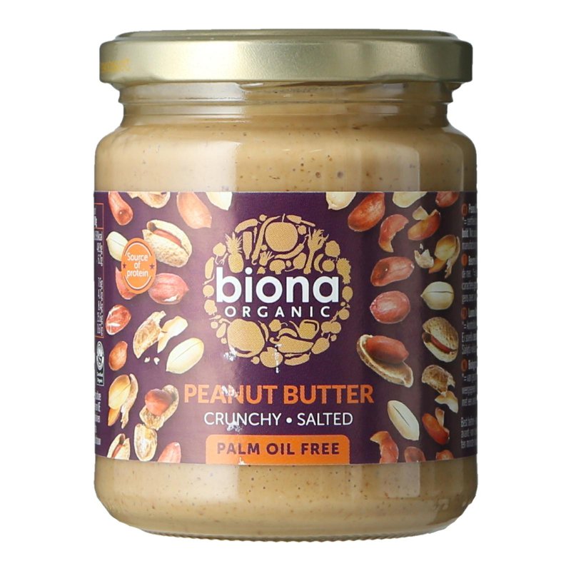 Biona Organic Peanut Butter Crunchy with Sea salt