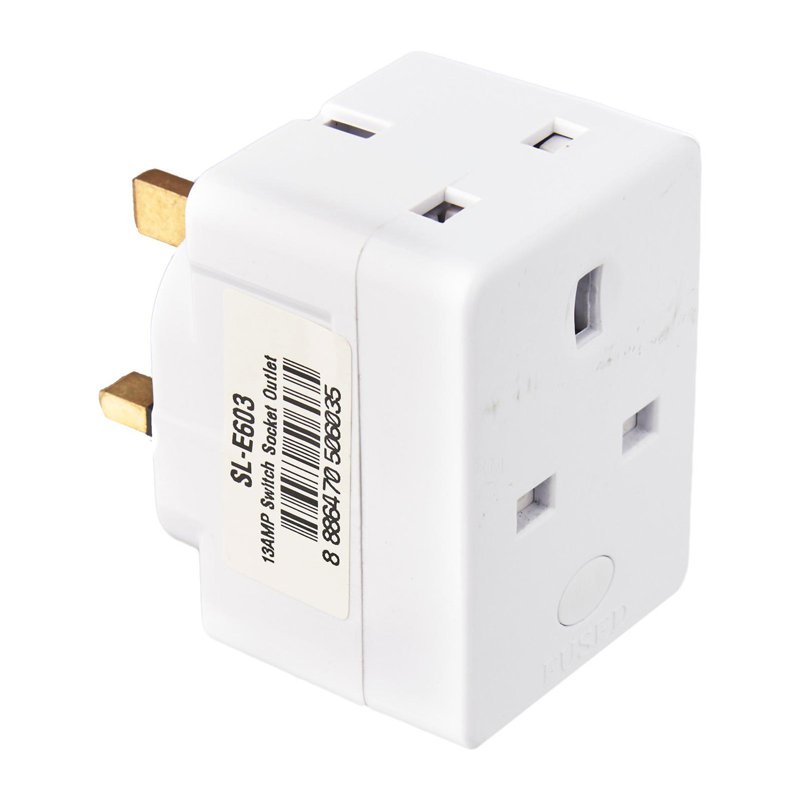 SUM 13AMP Socket Multi Plug 1 S