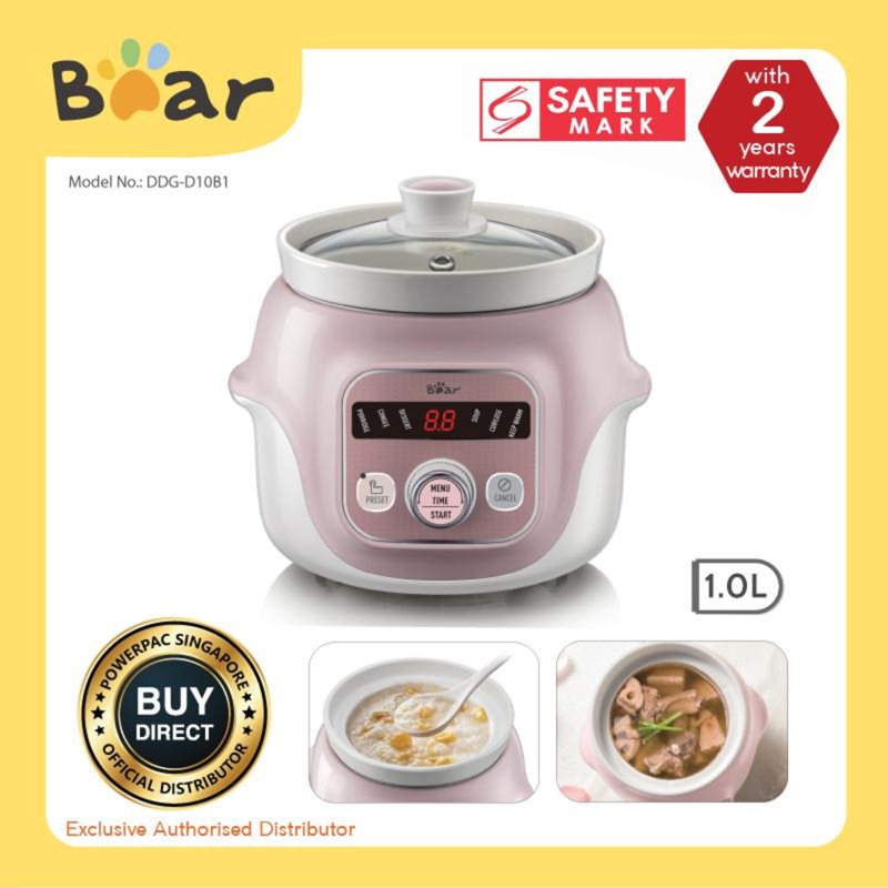 Bear Slow Cooker - Ceramic DDG-D10B1 1 S