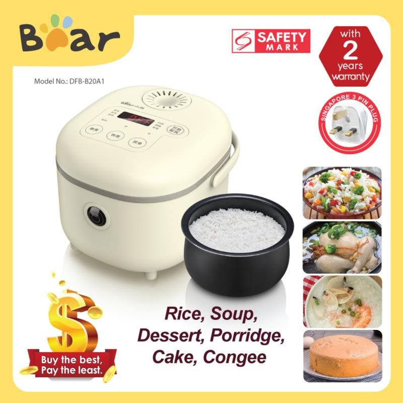 Bear Mini Rice Cooker DFB-B20A1 1 S