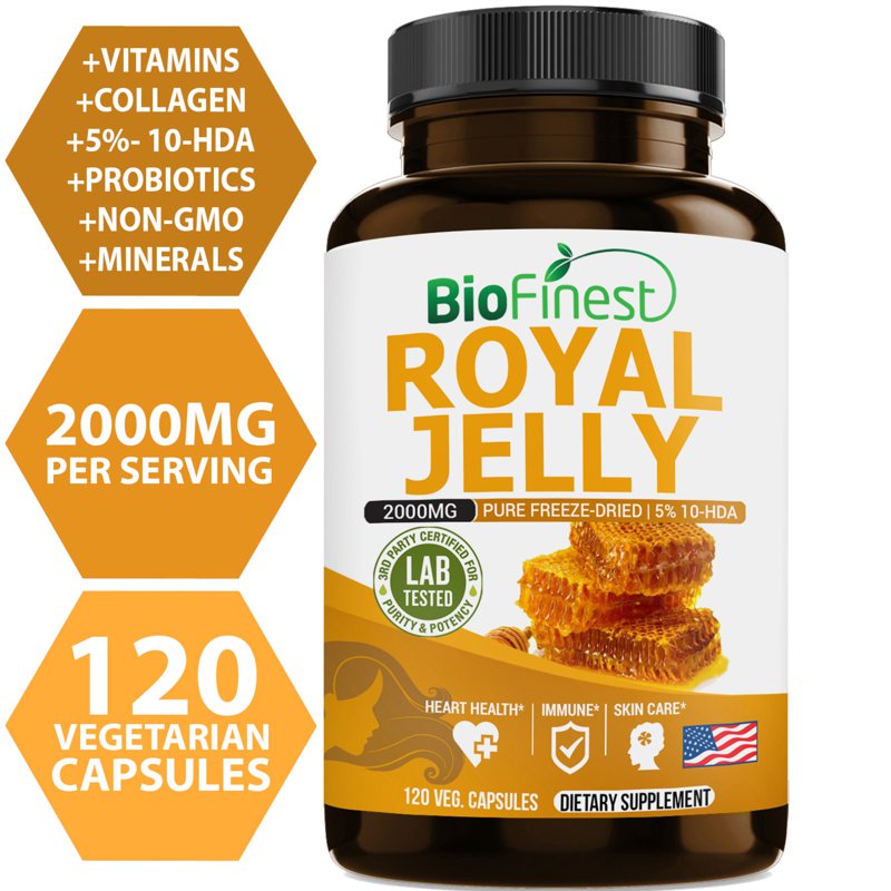 Biofinest Royal Jelly - High 10-DHA Supplement 120 S