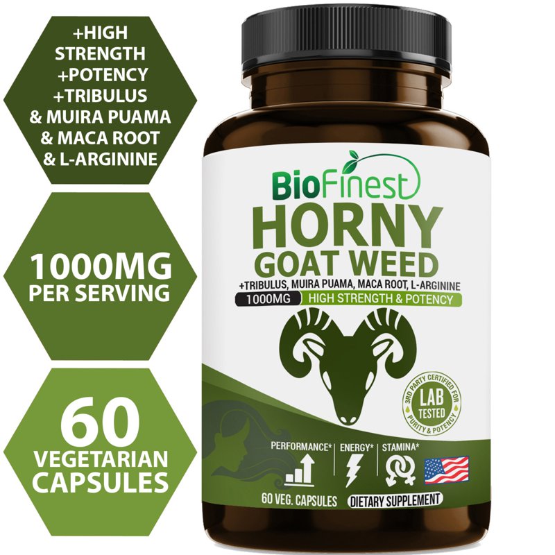Biofinest Horny Goat Weed Extract Supplement 60 S