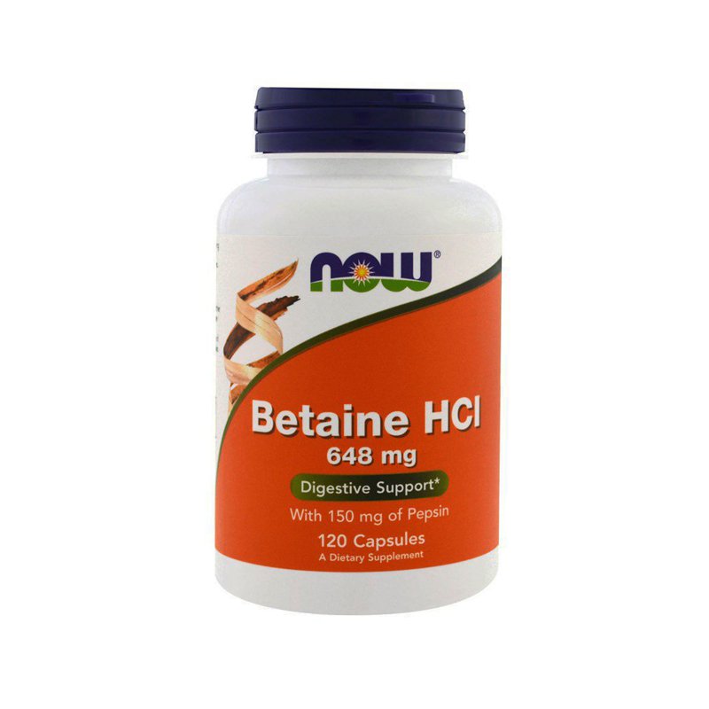 Now Foods Betaine HCL 120 S
