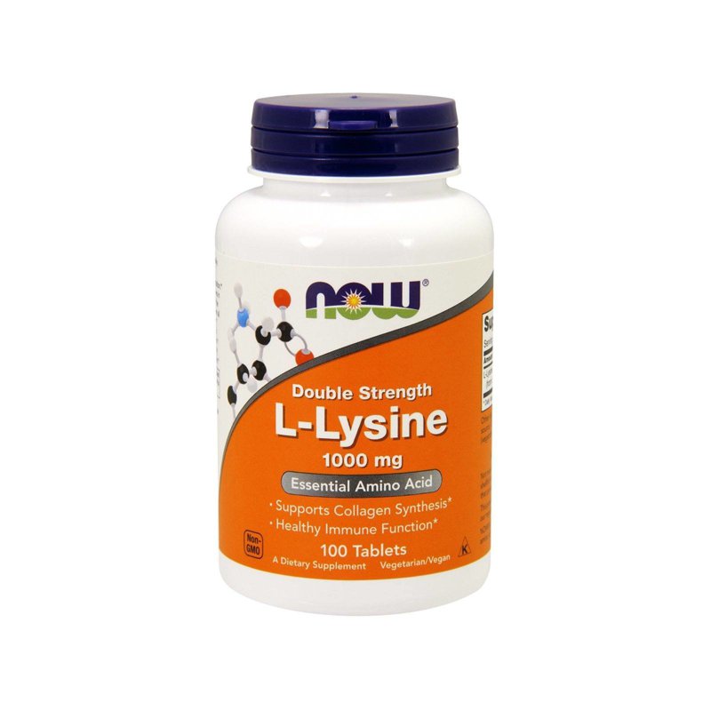 Now Foods L-Lysine Double Strength 1000mg 100 S