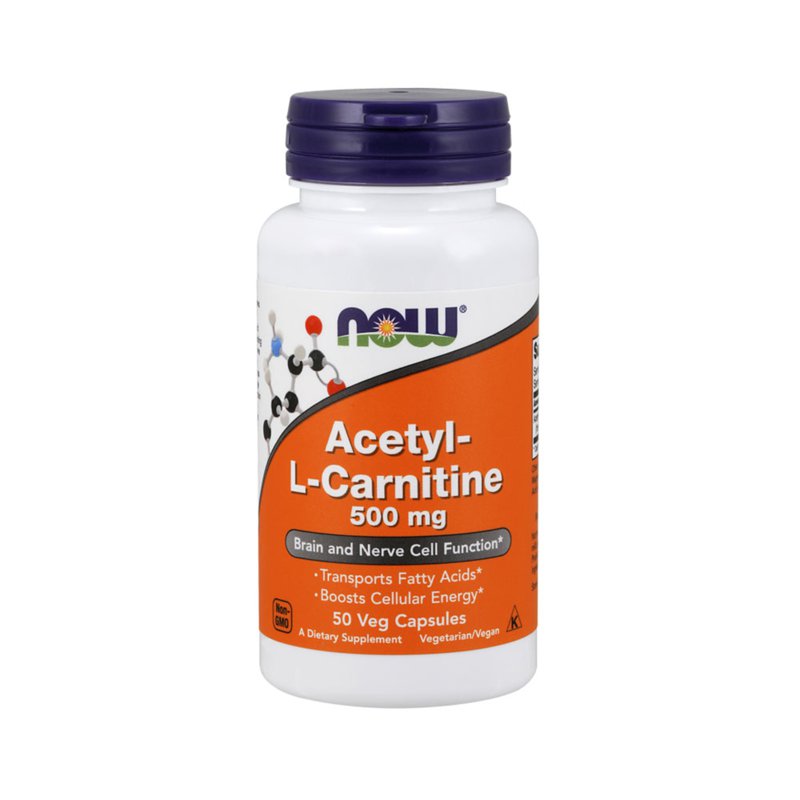 Now Foods Acetyl-L Carnitine 500mg 50 S