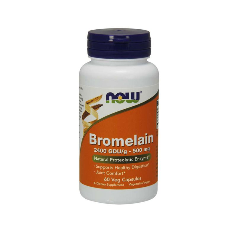 Now Foods Bromelain 500MG/2400GDU 60 S