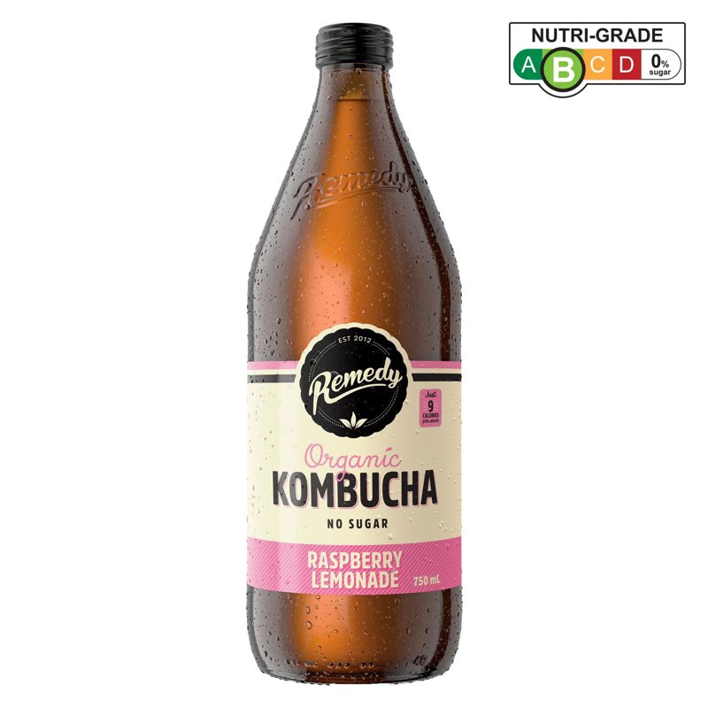 Remedy Organic Kombucha - Raspberry Lemonade
