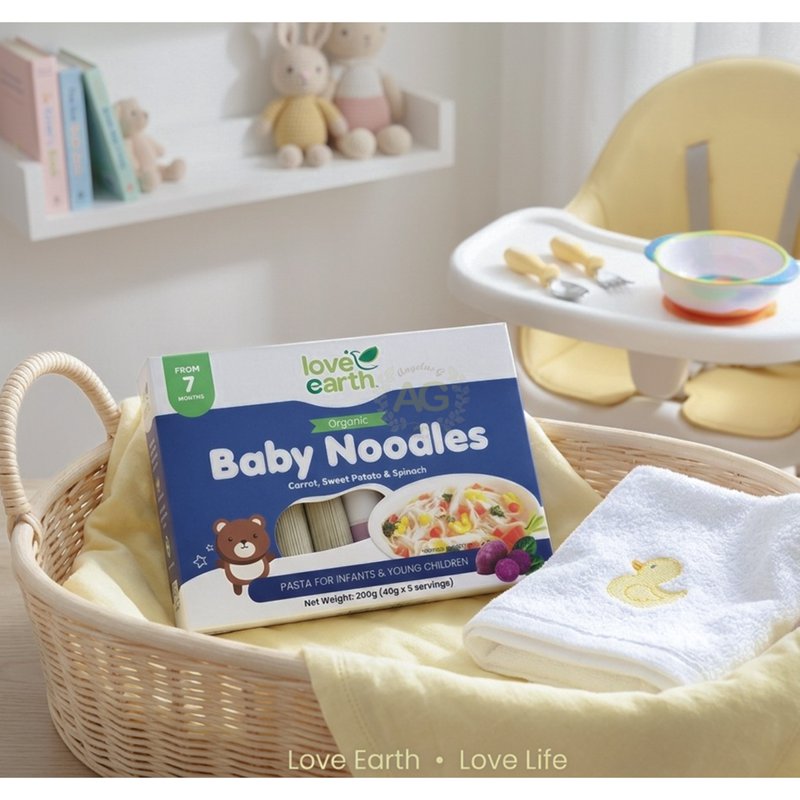 Le Organic Baby Noodles - Carrot Sweet Potato Spinach