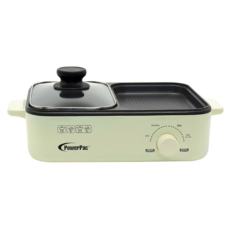 PowerPac Multipurpose Steamboat Pot, BBQ Grill PPMC728 1 S
