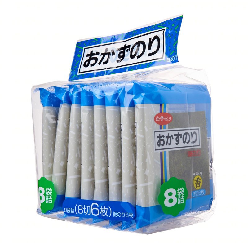 Kirei Okazu Nori Seaweed Sheets 8 packs