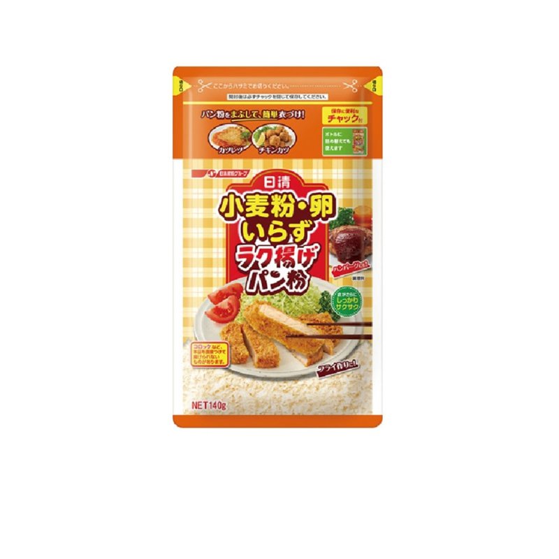 NISSHIN Foods Rakuage Panko Bread Crumbs (With Zip) - Kirei