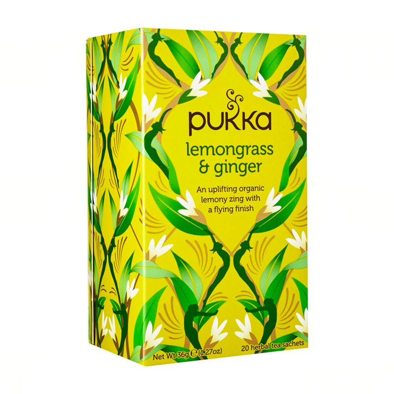 PUKKA Organic Lemongrass & Ginger Tea 20 Tea Bag