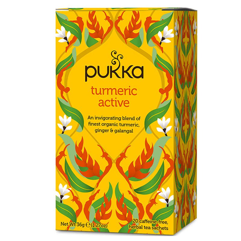 PUKKA Organic Turmeric Active Tea 20 Tea Bag