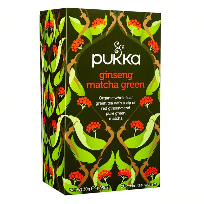 PUKKA Organic Ginseng Matcha Green Tea 20 Tea Bag