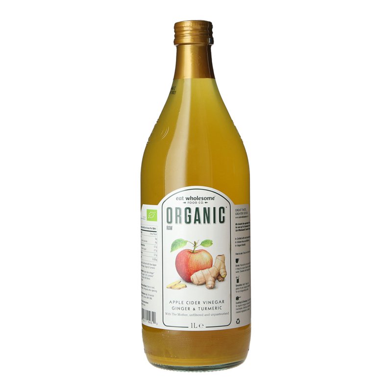 Eat Wholesome Organic Apple Cider Vinegar - Ginger & Turmeric