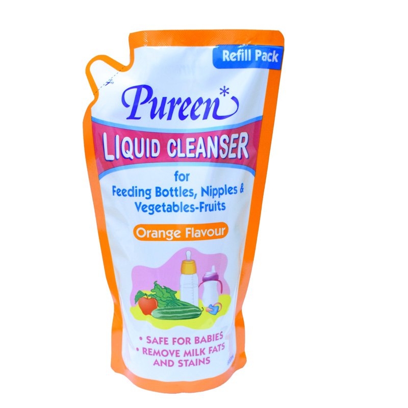 Pureen Liquid Cleanser Refill - Orange 600 ML