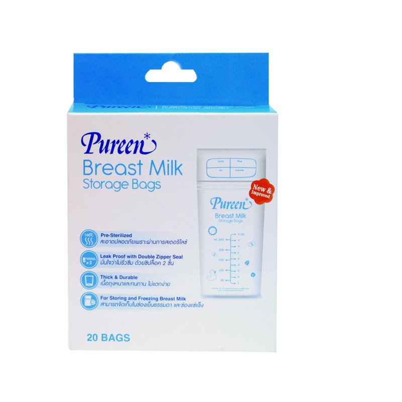 Pureen Breast Milk Storage Bags 20s