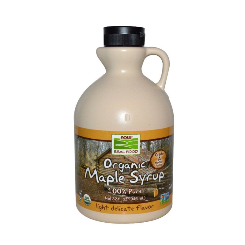 Now Foods Organic Maple Syrup, Grade A, Medium Amber