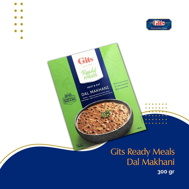Gits Heat & Eat - Dal Makhani 300G -- By Dashmesh