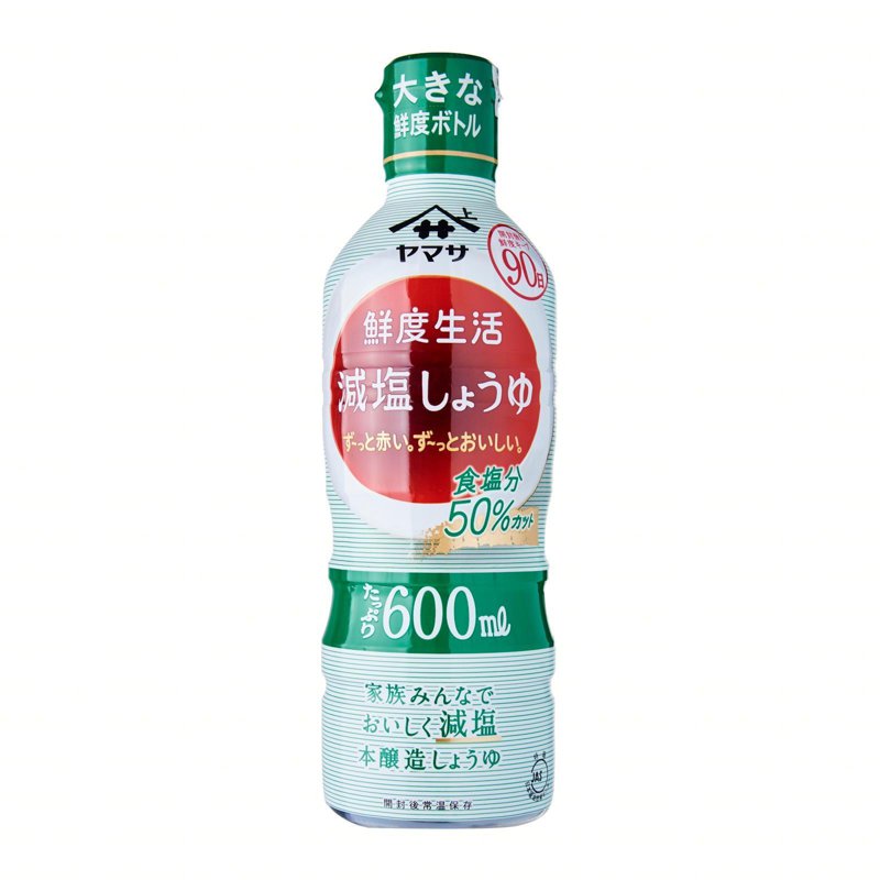 YAMASA Genen Less Salt Shoyu Premium Squeeze Bottle