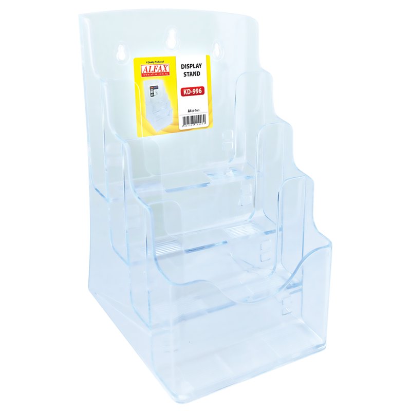 Alfax KD996 4-Tier Brochure Rack A5 1 S
